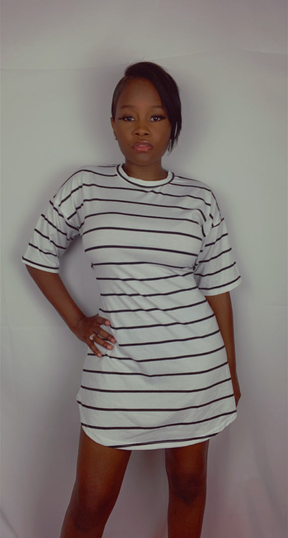 Fit me striped dress